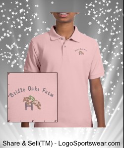 Port Authority Youth Silk Touch Polo Design Zoom